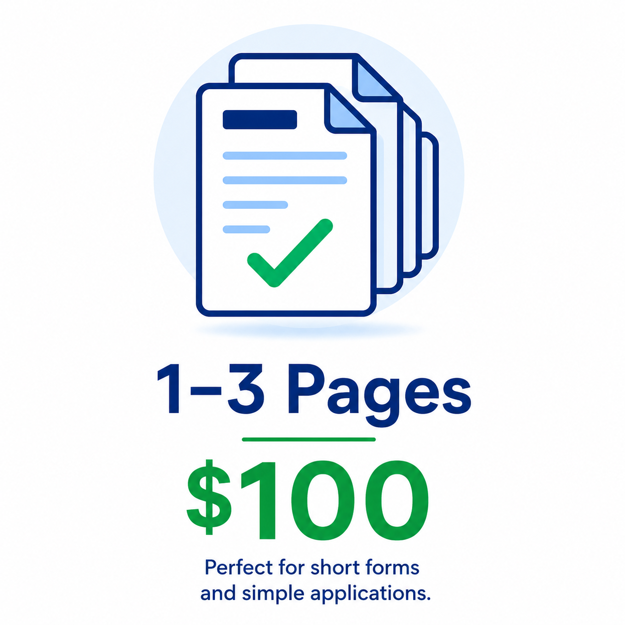 Professional Form Filling Package